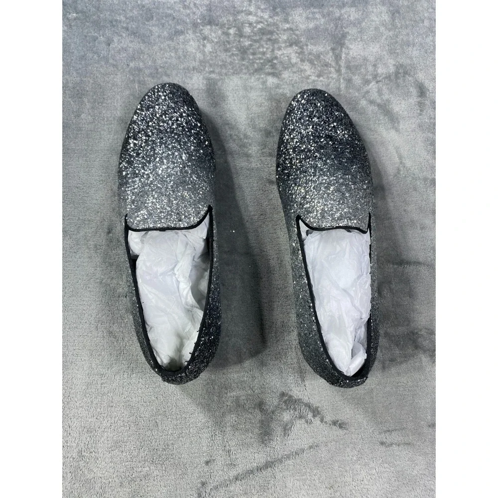 Aldo‎ Men's Shoe US 10 Glitter Slip On Loafer Tuxedo Sparkling Dress Formal EUC